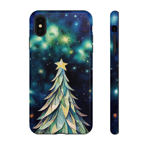Christmas Tree On a Sky Full of Stars - Impact Resistant Phone Case iPhone XS MAX Glossy